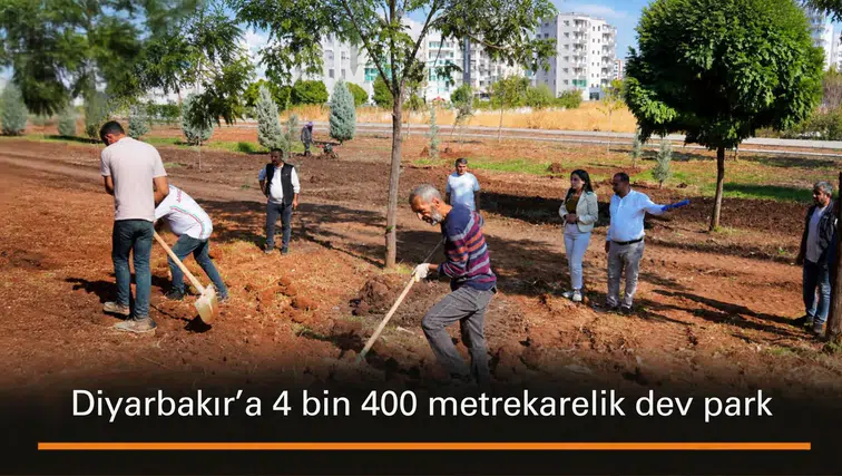 Diyarbakır'da 4 bin 400 metrekarelik alanda yeni bir park yükseliyor: Sona gelindi