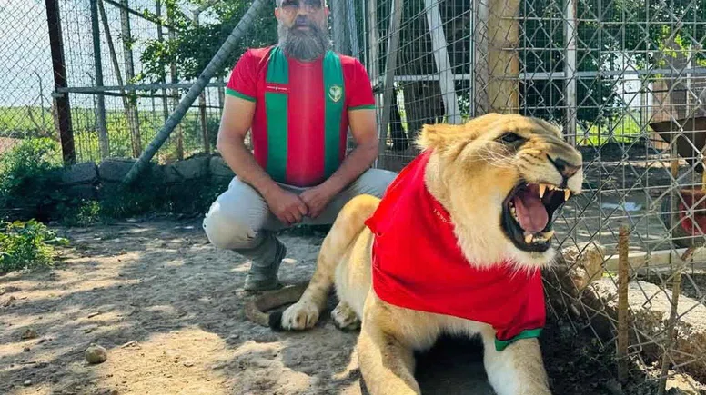 Liceli iş insanı Amedspor maçını aslanlarıyla izleyecek!