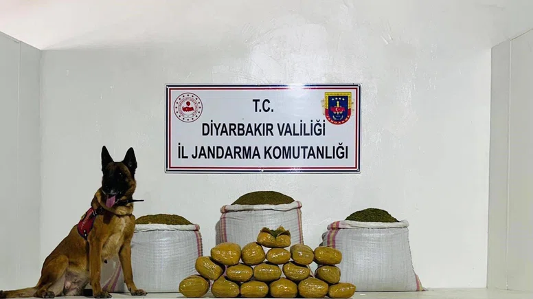 Diyarbakır Valiliği: Lice'de 76 kilo toz esrar ele geçirildi