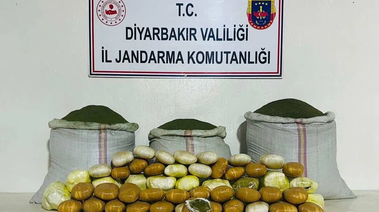 Diyarbakır Lice’de uyuşturucu operasyonu