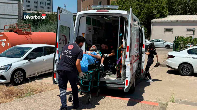 Diyarbakır’da ambulans helikopterle hasta nakli