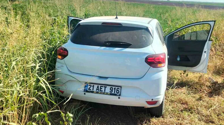 Diyarbakır Çınar’da otomobil tarlaya uçtu: 5 yaralı