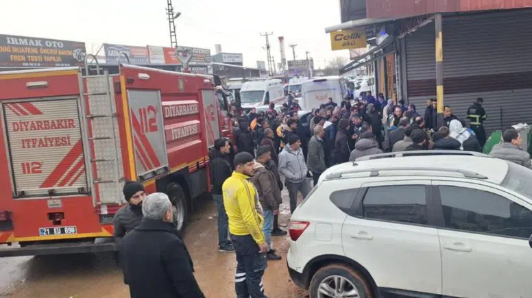 Diyarbakır'da sanayi sitesinde patlama: 1’i ağır 4 yaralı