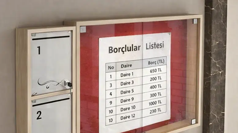 Apartman ve sitelerde borç bilgisi asmak yasaklandı: İşte sebebi