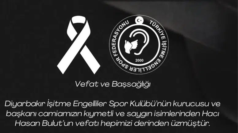 Diyarbakır'da sporun duayen ismi vefat etti: Federasyon taziye yayınladı
