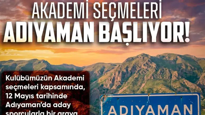 Amedspor Adıyaman'da geleceğin yıldızlarını seçecek: Başvurular başladı