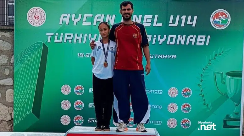 Diyarbakır'a atletizmde iki altın madalya birden geldi: Şampiyonaya damga vurdular
