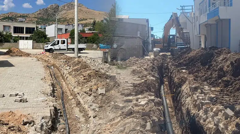Diyarbakır'ın ilçesinde altyapıdaki iki büyük sıkıntı giderildi
