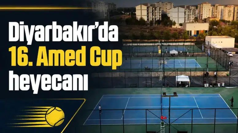 Diyarbakır'da tenis heyecanı başlıyor: 16. Amed Cup için kayıtlar açıldı