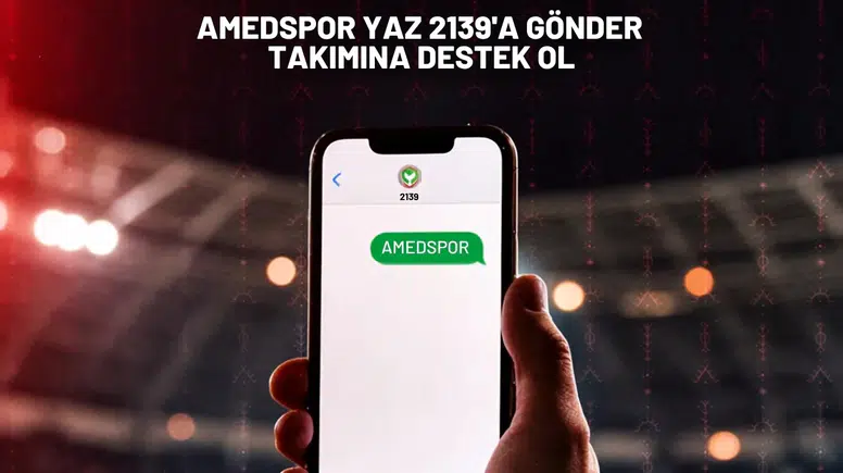 Amedspor'dan destek kampanyası: Taraftarlara SMS ile katkı çağrısı yapıldı