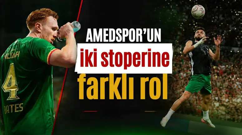 Amedspor'da rol paylaşımı: İstatistikler iki stoperin farkını gözler önüne serdi