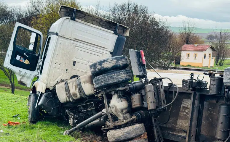 Bismil’de peş peşe TIR kazaları! Aynı gün ikinci kaza