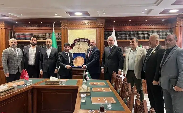 Tekstilde yeni ortaklık yolu: Diyarbakır OSB heyeti Afrin ve Halep'e çıkarma yaptı