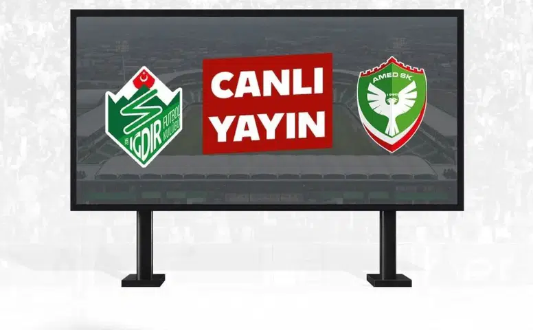 Amedspor taraftarından Iğdır FK maçı için Diyarbakır'da dev ekran talebi