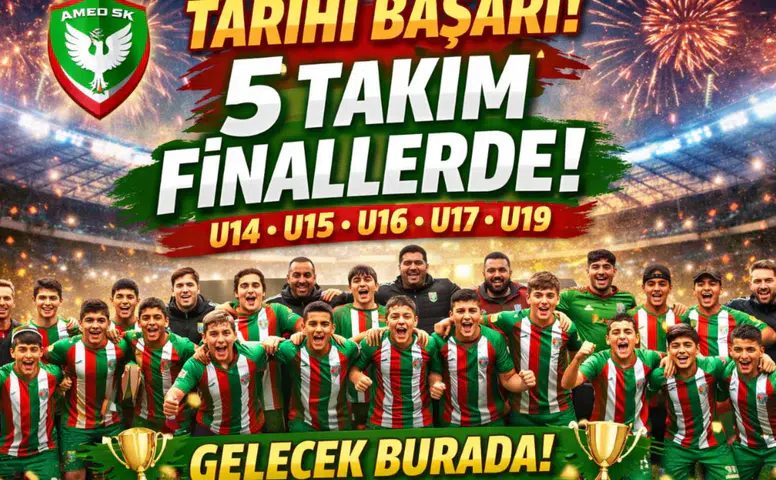 Gelecek burada! Amedspor’dan tarihi altyapı başarısı