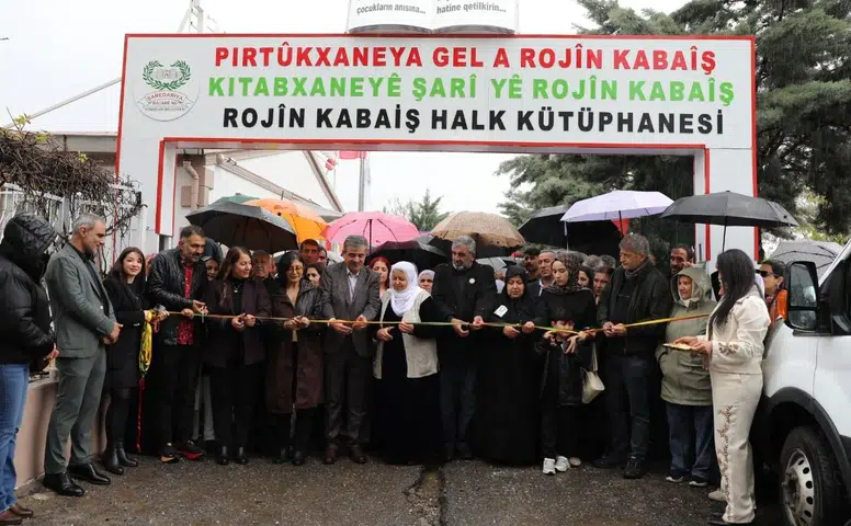 Rojin Kabaiş'in ismi Diyarbakır'da kütüphanede yaşayacak: Açılışı yapıldı