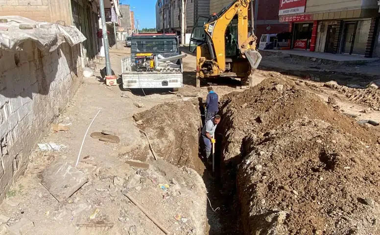 Diyarbakır Bismil’de en gözde caddenin altyapısı sil baştan yenilendi