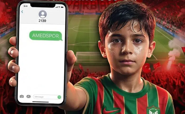 Amedspor'dan kulübe destek kampanyası: Her mesaj 50 TL