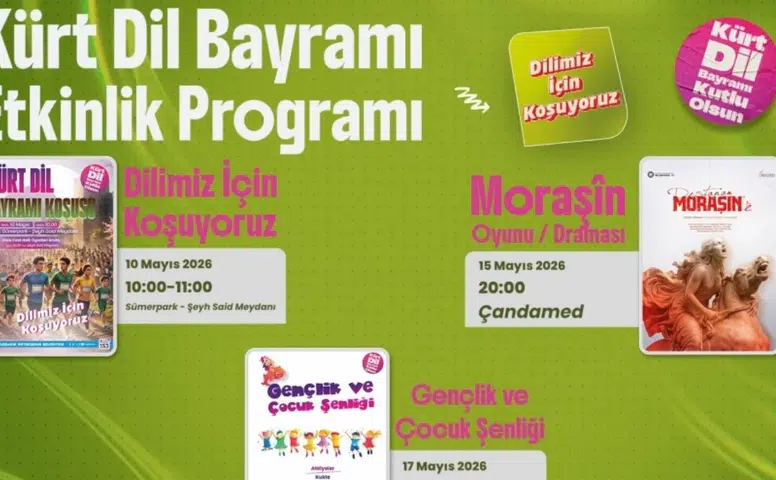 Diyarbakır'da Kürt Dil Bayramı'na özel koşu, tiyatro ve şenlik