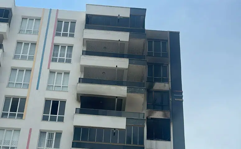 Diyarbakır'daki sitede bayram günü yangın paniği yaşandı: Ucuz atlatıldı