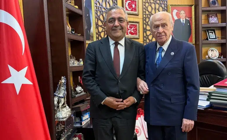 Diyarbakırlı Vekil Tanrıkulu'ndan MHP Lideri Bahçeli'ye ziyaret: Teşekkür etti