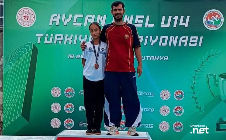 Diyarbakır'a atletizmde iki altın madalya birden geldi: Şampiyonaya damga vurdular