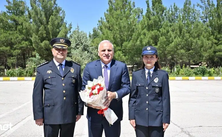 Diyarbakır'da mezuniyet sevinci yaşayan 360 polise Vali Zorluoğlu'ndan anlamlı öğüt