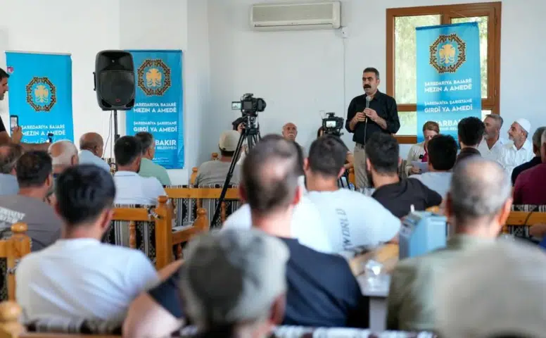 Diyarbakır'da halk buluşmasında Eşbaşkan Hatun'dan su sorununa kalıcı çözüm müjdesi