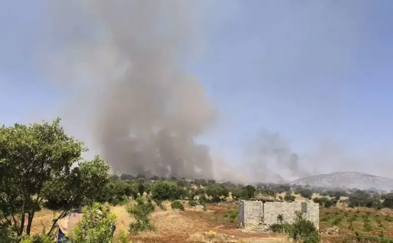 Dicle kırsalında korkutan örtü yangını Alevler Tepebaşı ve Nohutlu hattına yayıldı
