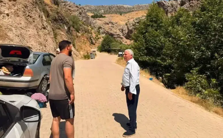 Çermik'in doğal güzellikleri turistleri ağırlıyor Başkan Karamehmetoğlu ziyaret etti