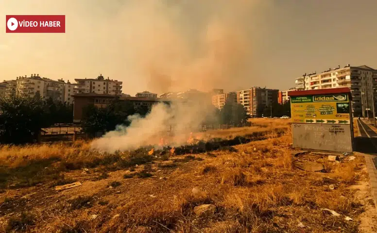 Diyarbakır'da okul önünde anız yangını: Facia son anda önlendi