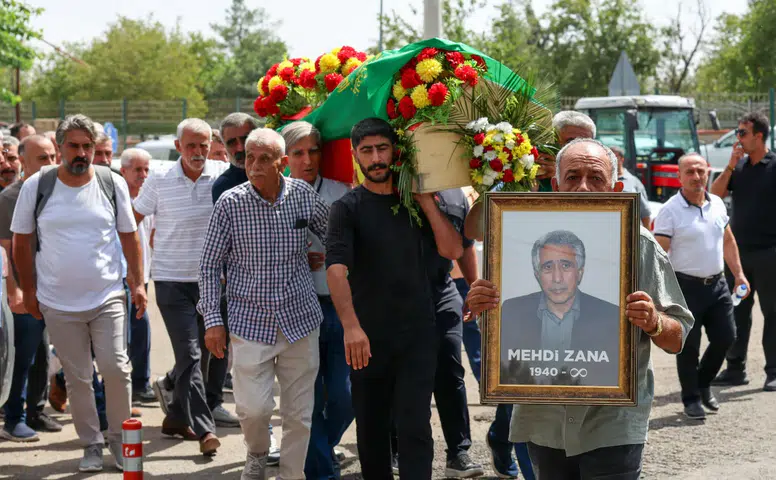 Diyarbakır, Mehdi Zana’yı son yolculuğuna uğurladı