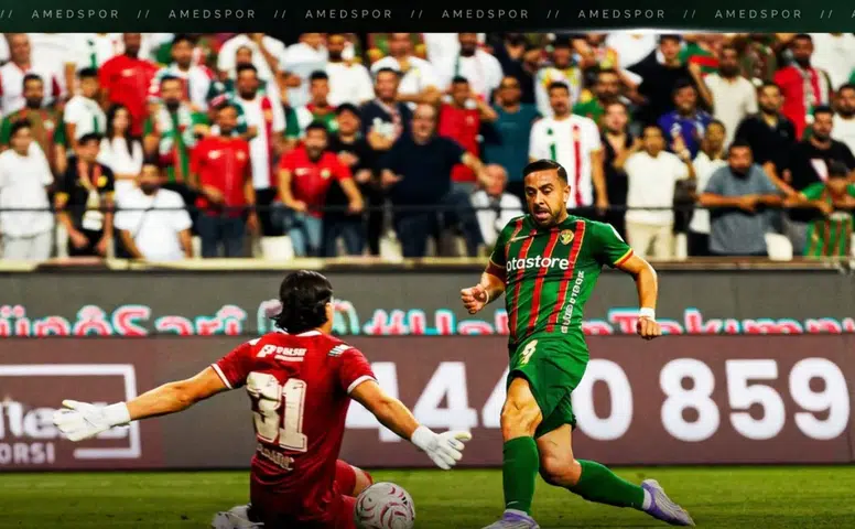 Amedspor'un ilk hafta zaferi taçlandı: Dia Saba'nın golüne büyük onur