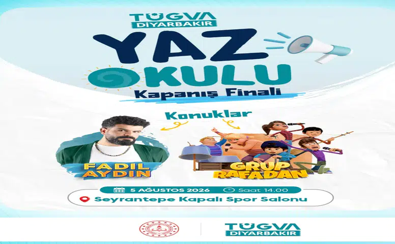 TÜGVA Diyarbakır Yaz Okulu büyük finale hazırlanıyor: Binlerce öğrenci aynı çatı altında buluşacak