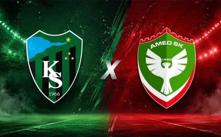 Kocaelispor Amedspor maçı saat 21.30'da başlıyor: İşte canlı yayın detayları