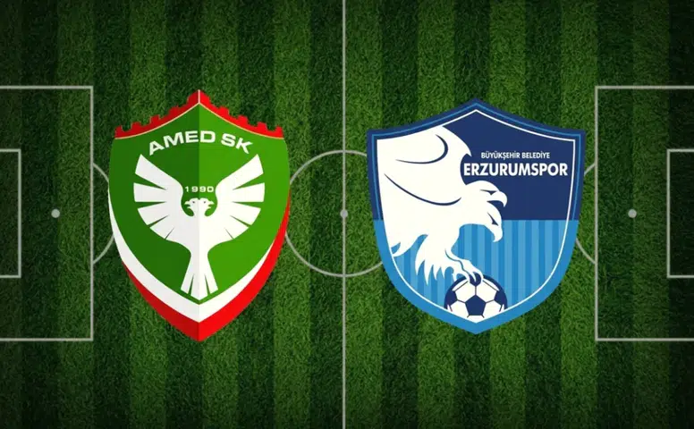Amedspor Erzurumspor maçının ilk 11'leri resmen açıklandı: İşte sahaya çıkacak kadrolar
