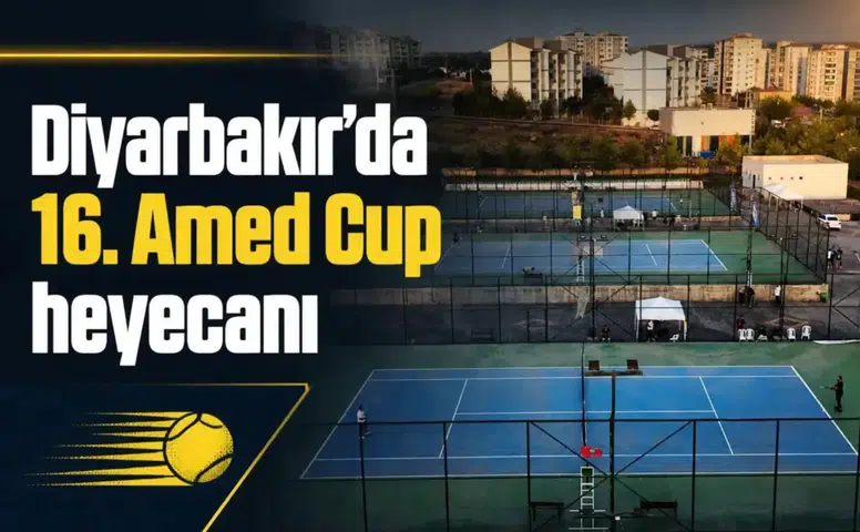 Diyarbakır'da tenis heyecanı başlıyor: 16. Amed Cup için kayıtlar açıldı
