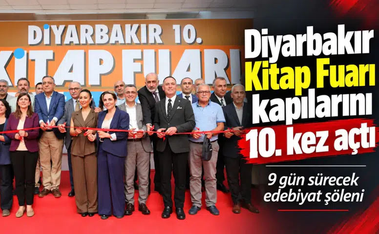 Diyarbakır Kitap Fuarı kapılarını 10. kez açtı: 9 gün sürecek edebiyat şöleni