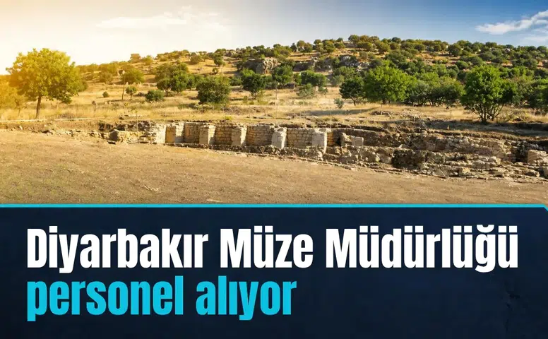Diyarbakır Müze Müdürlüğü personel alımı yapıyor: Son başvuru bugün