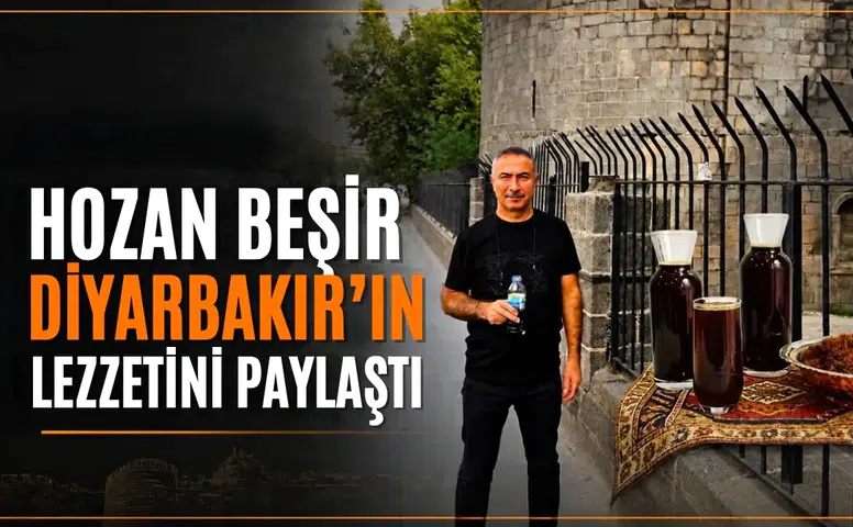 Hozan Beşir'den Diyarbakır'a özlem dolu paylaşım: Kentin meşhur lezzetini anlattı