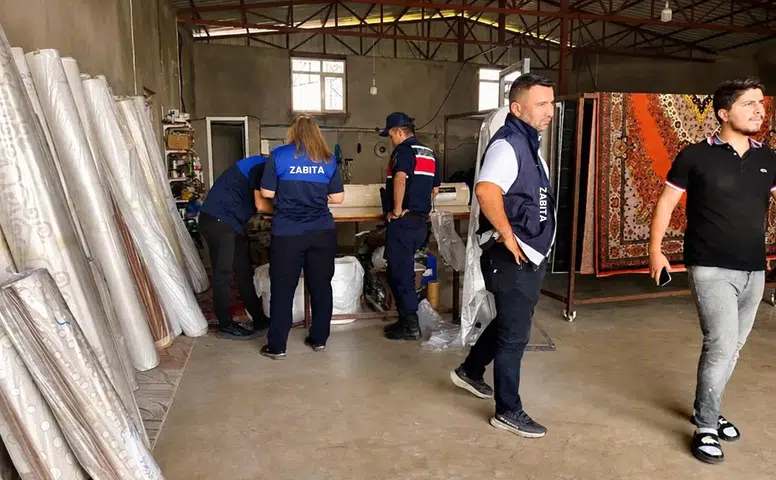 Diyarbakır'da halı yıkama fabrikalarına baskın: 5 iş yeri mühürlendi