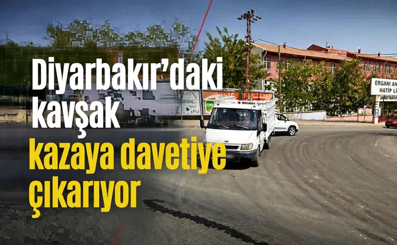 Diyarbakır'da okul kavşağında tehlike: Trafik ışığının yokluğu kazaya davetiye çıkarıyor