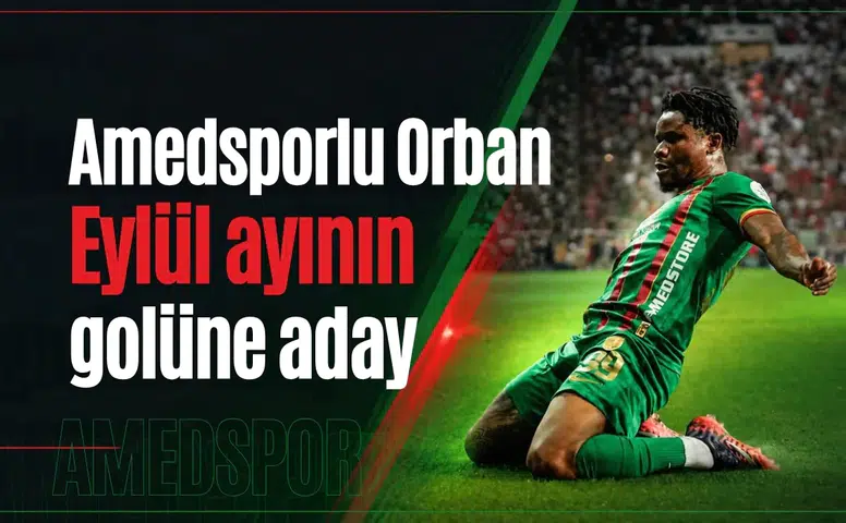 Amedsporlu Orban Eylül ayının golüne aday: Rakibi belli oldu, oylama başladı
