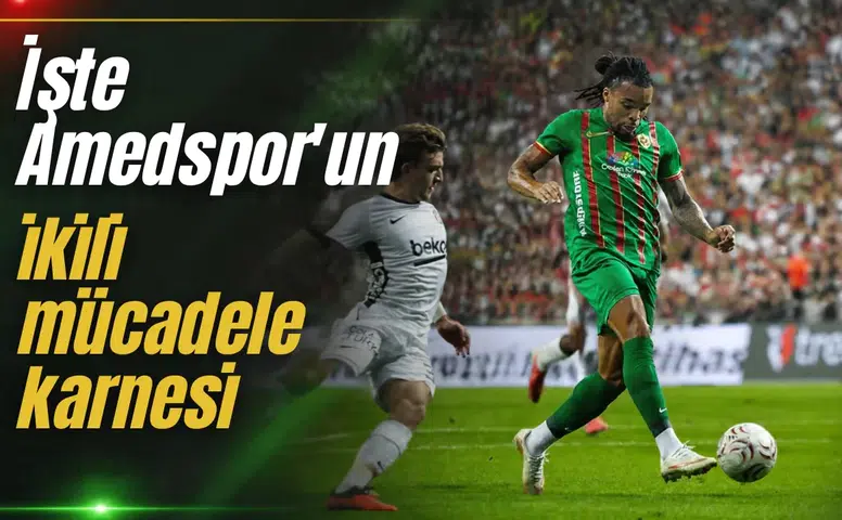 Lider Amedspor'un ikili mücadele karnesi belli oldu: İşte başarı oranı