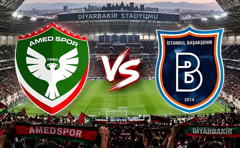 Amedspor Başakşehir maçının ilk 11'leri resmen açıklandı: Kadroda şaşırtan tercihler