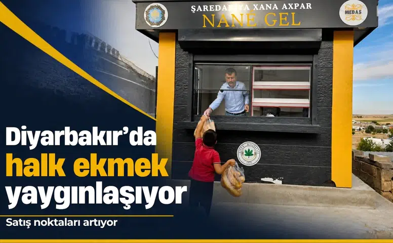 Diyarbakır'da halk ekmek yaygınlaşıyor: Bir ilçede daha satışlara başlandı