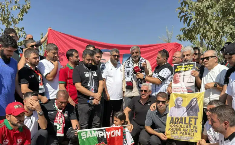Amedspor ve Beşiktaş taraftarlarından anlamlı buluşma: Rojin Kabaiş'in mezarına ziyaret