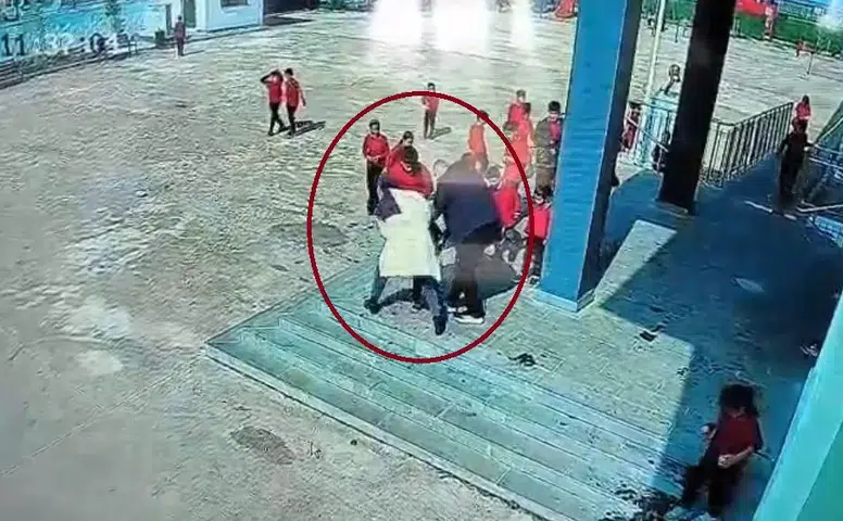 Diyarbakır Eğil'de okulda korku dolu anlar: Müdür yardımcısı öğrencisini kurtardı