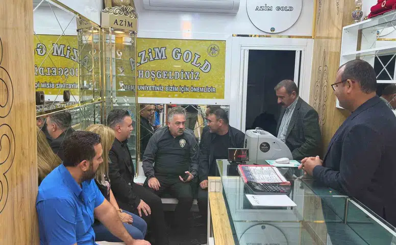 Diyarbakır'da kuyumcuya yönelik haraç saldırısı: Emniyet Müdürü ve DİKO'dan ziyaret