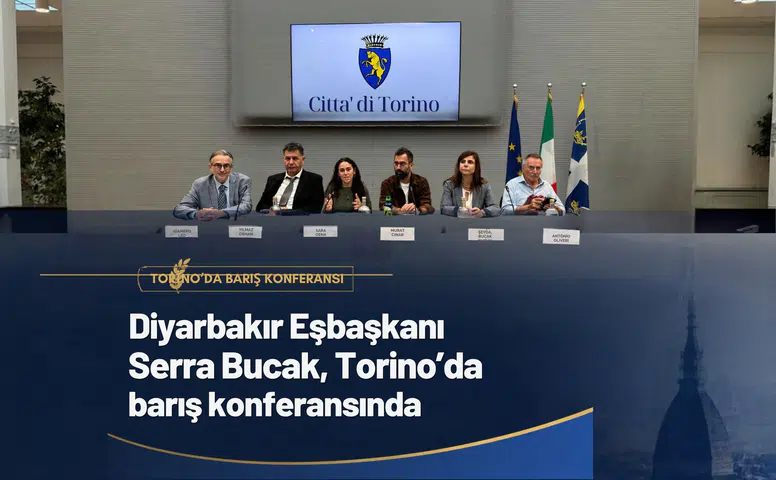 Diyarbakır Eşbaşkanı Serra Bucak Torino'da barış konferansına katılıyor